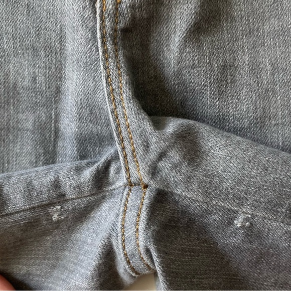 Patagonia Women’s Denim Shorties Size 28 Light Grey Wash - Picture 11 of 14